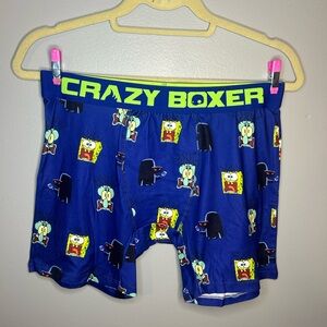 NWOT Adult SpongeBob SquarePants Slash Slinging Slasher Unisex Boxer Briefs